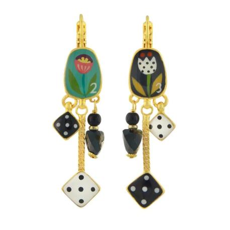 TARATATA bijoux Dormeuses Jeu de l’oie.