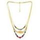 TARATATA bijoux Collier Grenat.
