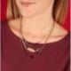 TARATATA bijoux Collier Grenat.