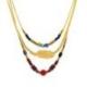 TARATATA bijoux Collier Grenat.