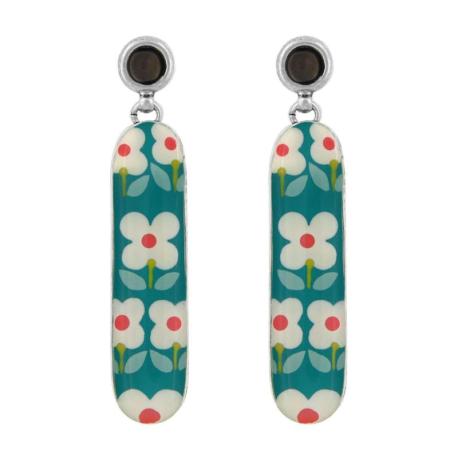 TARATATA bijoux Boucles d'oreilles Tweed.