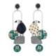 TARATATA bijoux Boucles d'oreilles Tweed.
