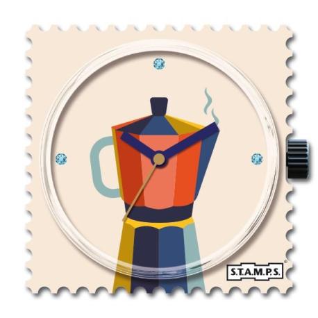 STAMPS Cadran de montre Diamond Coffee.