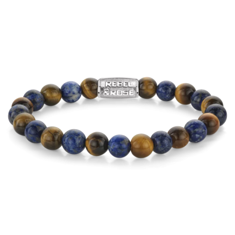 REBEL&ROSE Bracelet Mix Tiger Lapis.