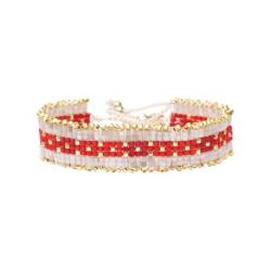 BELLE MAIS PAS QUE Bracelet Red Love Is The Answer Iris.