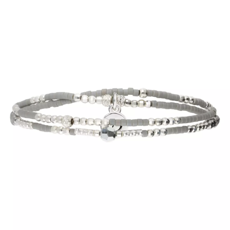 DORIANE Bijoux Bracelet Gris Spring.