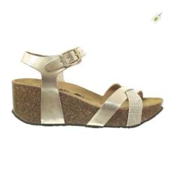 Plakton - Sandales SO FINAL Naturel Or