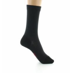 PERRIN – Chaussettes femme en maille ajourée – Soie – Noir