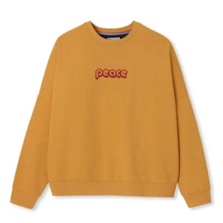 LA GENTLE FACTORY - Sweat Lena "Peace" Ocre