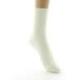 PERRIN - Chaussettes femme à maille fantaisie - Laine Bio - Ecru