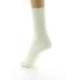 PERRIN - Chaussettes femme à maille fantaisie - Laine Bio - Ecru