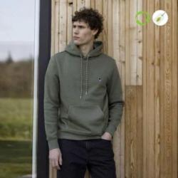 Faguo – Sweat à capuche Dirac kaki
