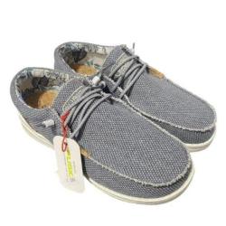 Fusion - Chaussures en toile de jute jack Bleu