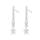 DORIANE Boucles d’oreilles Etoile.