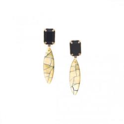 NATURE bijoux Boucles d'oreilles Salamandra.