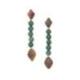 NATURE bijoux Boucles d'oreilles Aventurine.