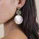 FRANCK HERVAL Boucles d’oreilles Fauve.