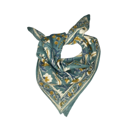 SO FAMILY Foulard Delhi Celadon Small. SO FAMILY Foulard Delhi Celadon Small.
