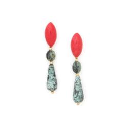 NATURE bijoux Boucles d'oreilles Khalanga.