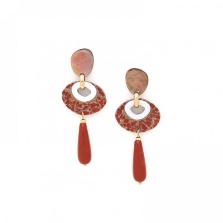 NATURE bijoux Boucles d'oreilles Milano.