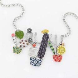 TARATATA bijoux Collier Cactus.