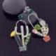 TARATATA bijoux Boucles d'oreilles Cactus.
