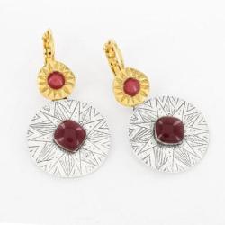 TARATATA bijoux Dormeuses Soleil.