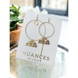 NUANCES Boucles d’oreilles Aïko.