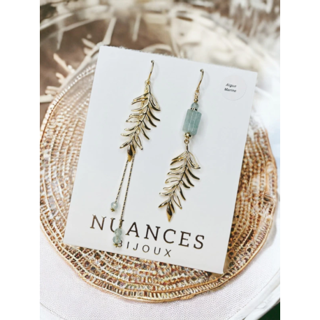 NUANCES Bijoux Boucles d’oreilles Sérafine. NUANCES Bijoux Boucles d’oreilles Sérafine.