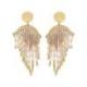BELLE MAIS PAS QUE Boucles d’oreilles White Jasmin.
