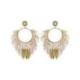 BELLE MAIS PAS QUE Boucles d’oreilles White Jasmin.