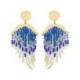BELLE MAIS PAS QUE Boucles d’oreilles Electric Blue