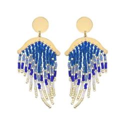 BELLE MAIS PAS QUE Boucles d’oreilles Electric Blue