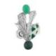 TARATATA bijoux Bague Green.