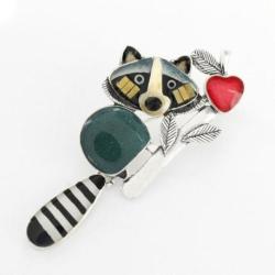 TARATATA bijoux Broche Taraboum Raton Lover.