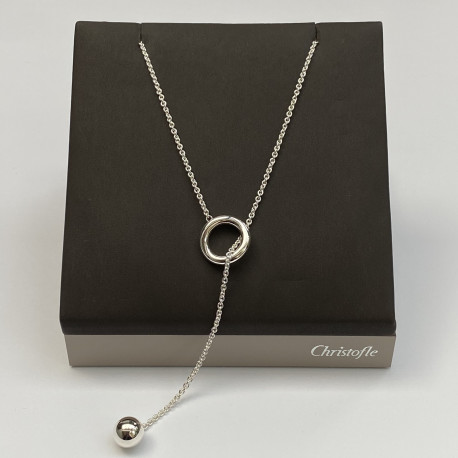 COLLIER EN ARGENT MASSIF CHRISTOFLE COLLIER EN ARGENT MASSIF CHRISTOFLE