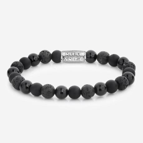 REBEL&ROSE Bracelet Bracelet Black Rocks. REBEL&ROSE Bracelet Bracelet Black Rocks.