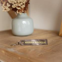 LA CARTABLIERE Porte-Clés Message Maman Magique.