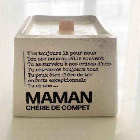 TOUT EST DIT Bougie Maman Chérie de Compet. TOUT EST DIT Bougie Maman Chérie de Compet.