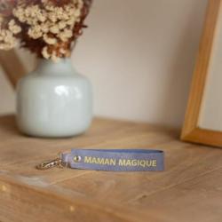 LA CARTABLIERE Porte-Clés Message Maman Magique.