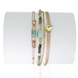LOETMA Bracelet Chiara Calcédoine.