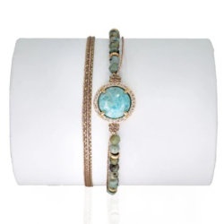 LOETMA Bracelet Elisa Amazonite.