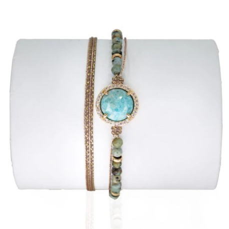 LOETMA Bracelet Elisa Amazonite. LOETMA Bracelet Elisa Amazonite.