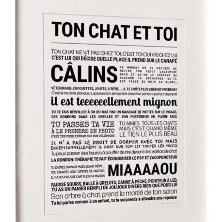 TOUT EST DIT Ton Chat et toi.