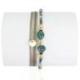 LOETMA Bracelet Elsa Agate mousse.