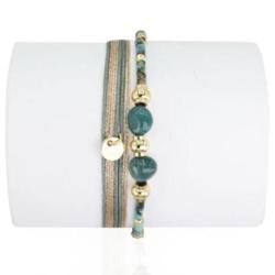 LOETMA Bracelet Elsa Agate mousse.