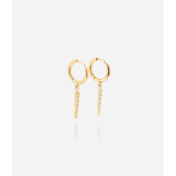 ZAG Bijoux Boucles d’oreilles Créoles Spike.
