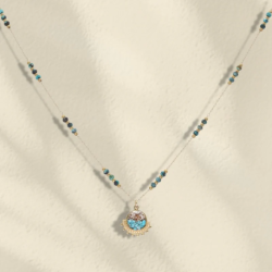 LOETMA Collier Jasmine Turquoise.