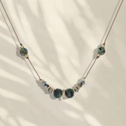 LOETMA Collier Nolita Zoïsite.