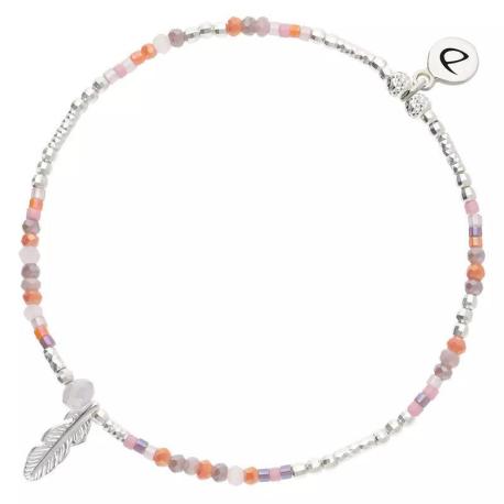 DORIANE Bijoux Bracelet Mérida Rose Violet.